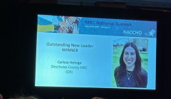 Carissa Heinige, named Outstanding New Leader