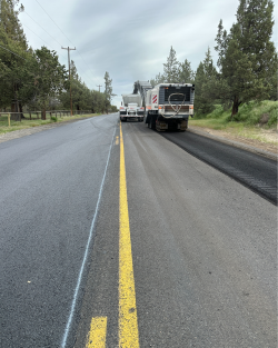 Pavement removal on Old Bend Redmond Hwy