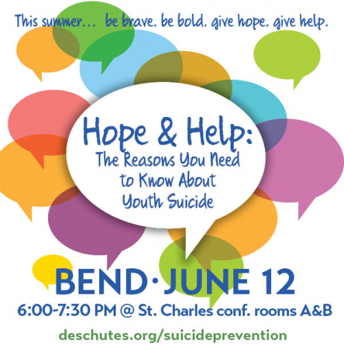 Bend: Suicide Prevention-Hope & Help | Deschutes County Oregon